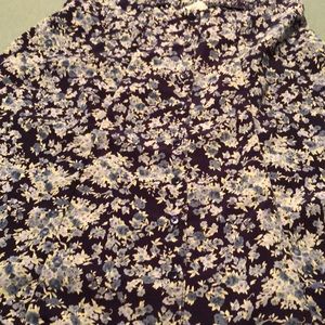 Blue floral skirt perfect for spring/summer events